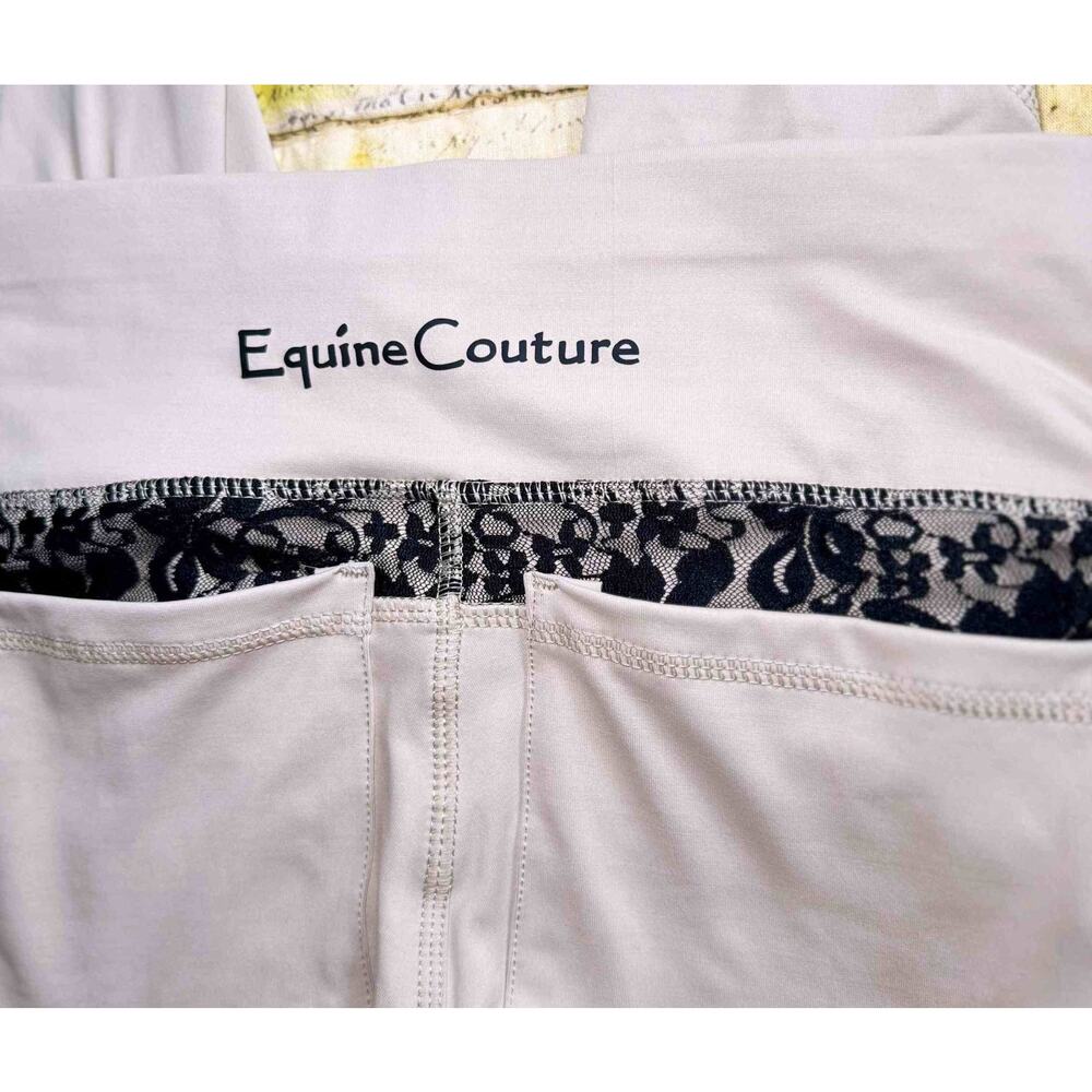 Equine Couture Spicy Girl Chili Tights by EC Size Small Breeches Lace Lot of 2 - Picture 14 of 15